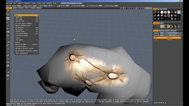 3D-Coat. Текстурирование (основы) - 02 смотреть онлайн