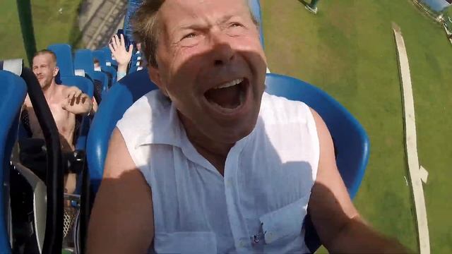 Turkey.The Land of Legends.Горка Hyper Coaster.Турция .Парк Легенд-Белек. смотреть онлайн