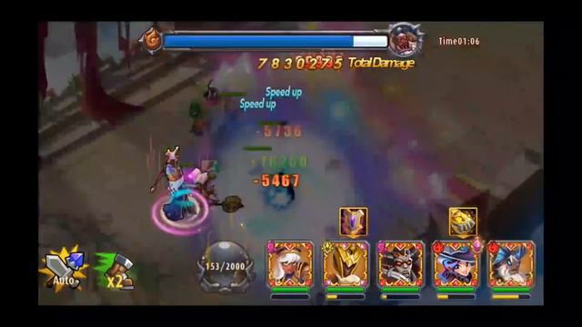 Как набить 40 000 000 урона на Спаре в небесном городе Magic Rush: Heroes смотреть онлайн