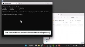 How to Backup and Restore Linux in WSL | WSL Export and Import-Windows