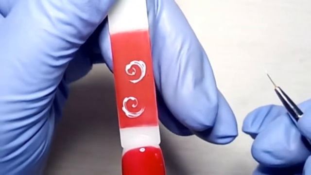 Рисуем вензеля, дизайны гель- краской и гель-лаком.Draw designs with gel paint and gel varnish?