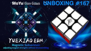 Unboxing №167 Moyu GuoGuan YueXiao EDM 3x3x3. Обзор