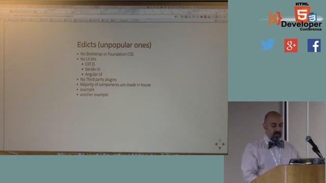 HTML5DevConf May 2014: Kianosh Pourian, Cielo Concepts Inc.: Building a UI Framework from Scratch
