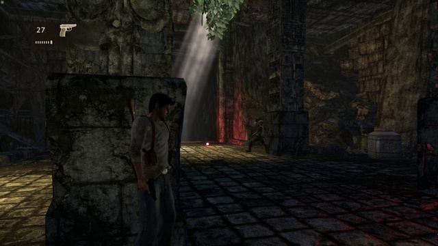 Uncharted   Drake's Fortune 2ч Игрофильм , Прохождение  Эльдорадо, подлодка, Габриэль,  Самолет