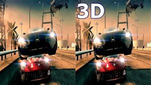 Split Second 3D video SBS VR box google cardboard
