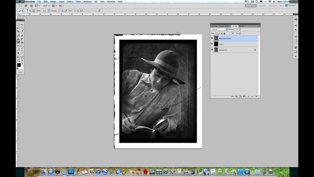 Aging Photos in Photoshop смотреть онлайн