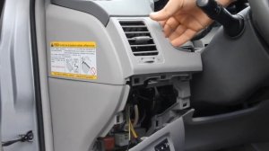 Разборка панели Corolla 150