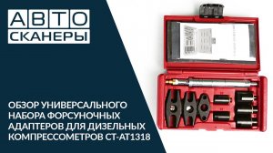 Обзор универсального набора адаптеров для дизельных компрессометров  CT-AT1318