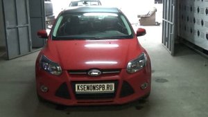 FORD FOCUS 3 -замена штатных линз VISTEON и покраска масок