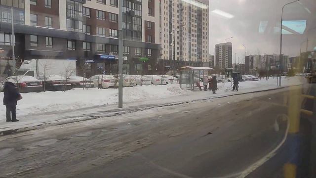 Автобус 982. Метро Тёплый Стан - Испанские кварталы - Метро Тёплый Стан