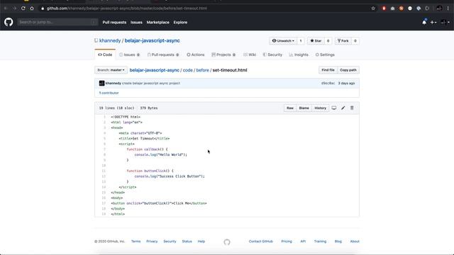 Belajar JavaScript Async - 3 Callback смотреть онлайн