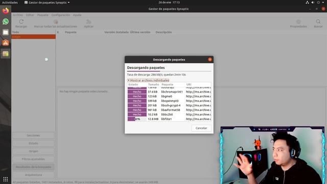 Ubuntu Instalar gestor de paquetes Synaptic смотреть онлайн