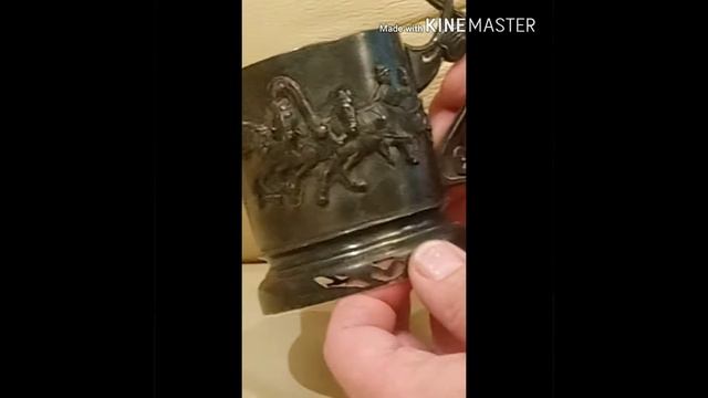 Подстаканник серебряный Русская тройка! смотреть онлайн