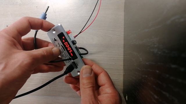 Распаковка, обзор БЛЮТУЗ-модуля для автомагнитолы или бумбокса смотреть онлайн