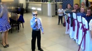 Поздравление от ВНУКА БАБУШКЕ на ЮБИЛЕЙ! Смотреть до конца)