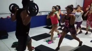 Aula de Pump na Academia Belfort