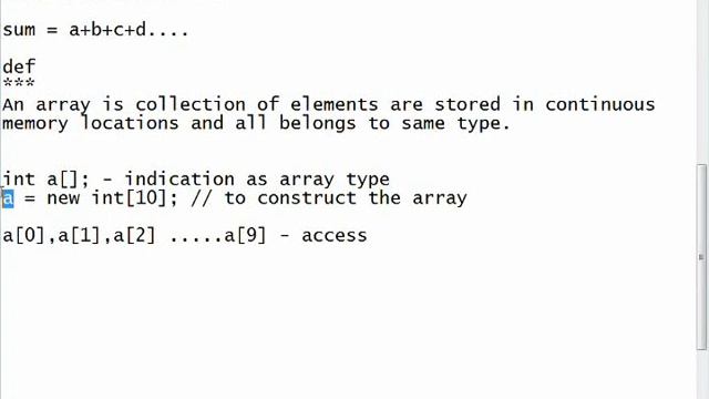 learn java online| arrays in java video tutorial | java training online