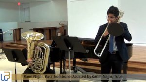 Bourree & Minuet in G for Bass Trombone & Tuba | J.S. Bach | Wolff Pack