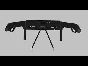 Силовой передний бампер нива