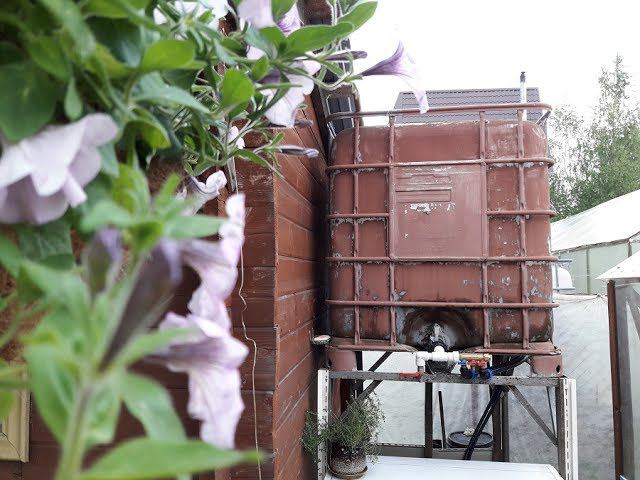 Полив в теплице томатов и перцев для ленивых/Капельный полив смотреть онлайн