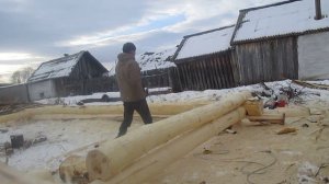 рубка сруба.чашка.липа