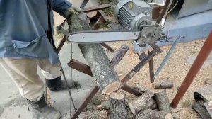 самодельная электрическая цепная пила