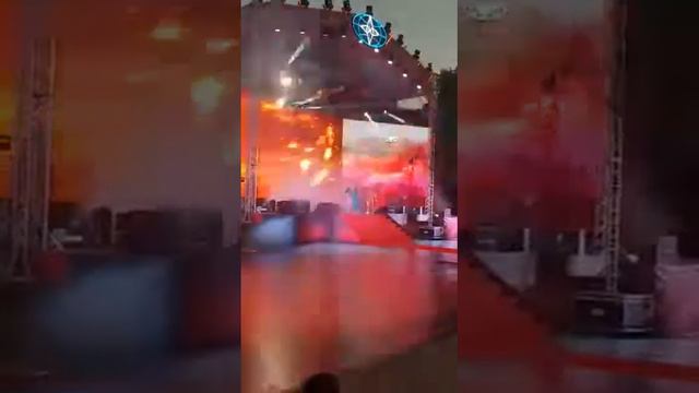 Воздушные гимнасты на полотнах. Шоу-театр ""Лотос".