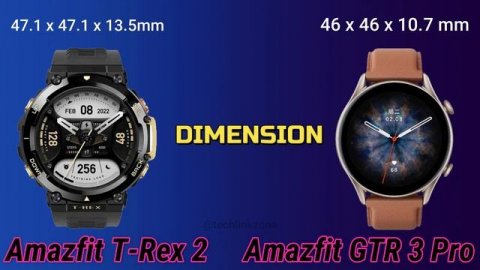 Amazfit T-Rex 2 vs Amazfit GTR 3 Pro