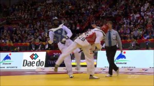 Taekwondo WTF. Чемпионат мира 2015. Semifinal. M+87. Despaigne-Shokin.