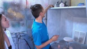 Как глазуровать керамику с помощью краскопульта - Glaze with Gavrilin