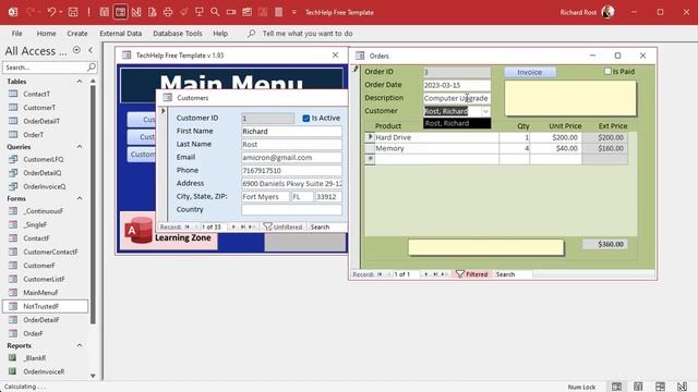 How to Filter the Data in a Combo Box or List Box as you Type in Microsoft Access смотреть онлайн