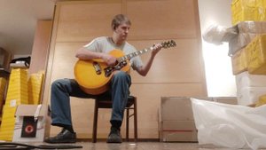 Обзор китайской реплики акустической гитары Gibson J-200