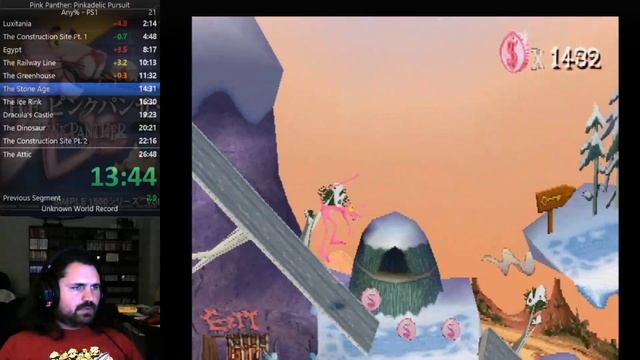 Pink Panther: Pinkadelic Pursuit (PS1) Any% Speedrun in 25:55 смотреть онлайн