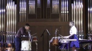 ДУЭТ барабанщиков. Барабан - инструмент громкий, а если 2 ? (Поражает чувство РИТМА молодых людей )