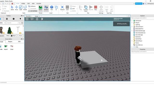 Roblox Studio Tutorial: Touch Events (Player Properties) смотреть онлайн