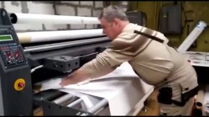 Пример сублимационной печати флага на нашем производстве