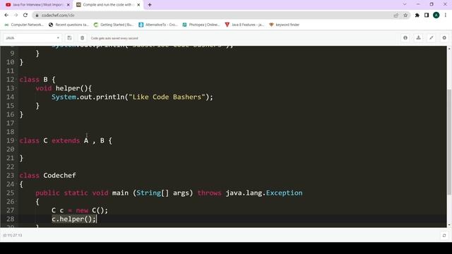 How To Achieve Multiple Inheritance In Java? | Java For Interview | Part - 2