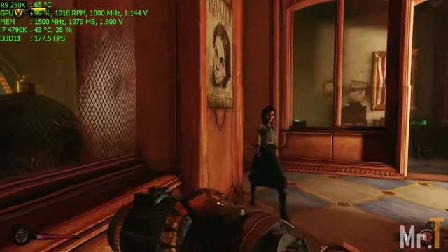Bioshock Infinite on AMD R9 280X 1080p смотреть онлайн