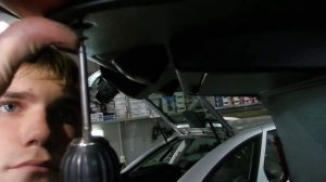 Установка обшивки крышки багажника Лада Гранта