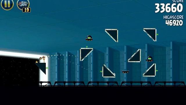 Angry Birds Star Wars Death Star level 16 1 stars.mp4 смотреть онлайн