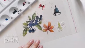 ✂ МАСТЕР КЛАСС: "Окрашивание вырубки капельными красками Fantasy"