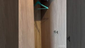 Распашной шкаф встроенный в спальню