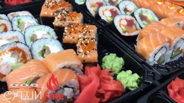 Большая вкуснотища 😋 от #МАНГАЛ и #СушиFire 🔥 смотреть онлайн