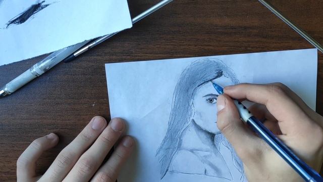 как нарисовать портрет карандашом смотреть онлайн