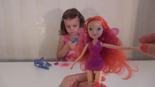 ❒ Клуб ВИНКС Фея БЛУМ с ногтями 7 сезон Серия кукол Маскарад фей Winx Club 7 season Fairy Bloom смотреть онлайн