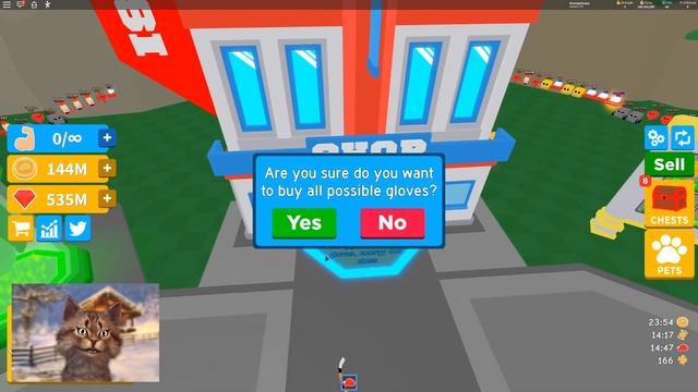 Noob With Infinite Pets Gamepass Broke The World! Roblox Champion Simulator смотреть онлайн