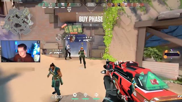 RECRENT ПОПАЛСЯ С ЧИТЕРОМ В КОМАНДЕ | RECRENT ИГРАЕТ В ВАЛОРАНТ смотреть онлайн