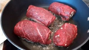 Говяжьи рулетики с начинкой