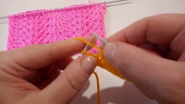 АЖУРНЫЙ УЗОР СПИЦАМИ ПАВЛИНИЙ ХВОСТ\OPENWORK PATTERN WITH PEACOCK TAIL SPOKES