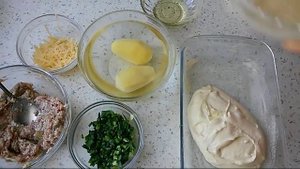 Заливной пирог на кефире.